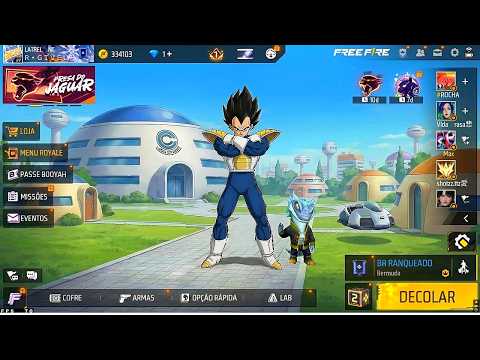 FINALMENTE! DRAGON BALL ! A NOVA PARCERIA DO FREE FIRE - OBRIGADO GARENA