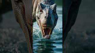 Ancient Giants Collide: T-Rex vs Megalodon Fight!