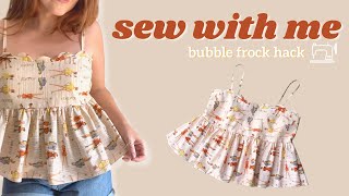 Sewing the Bubble Frock Cami Top - Simplicity At the Beach