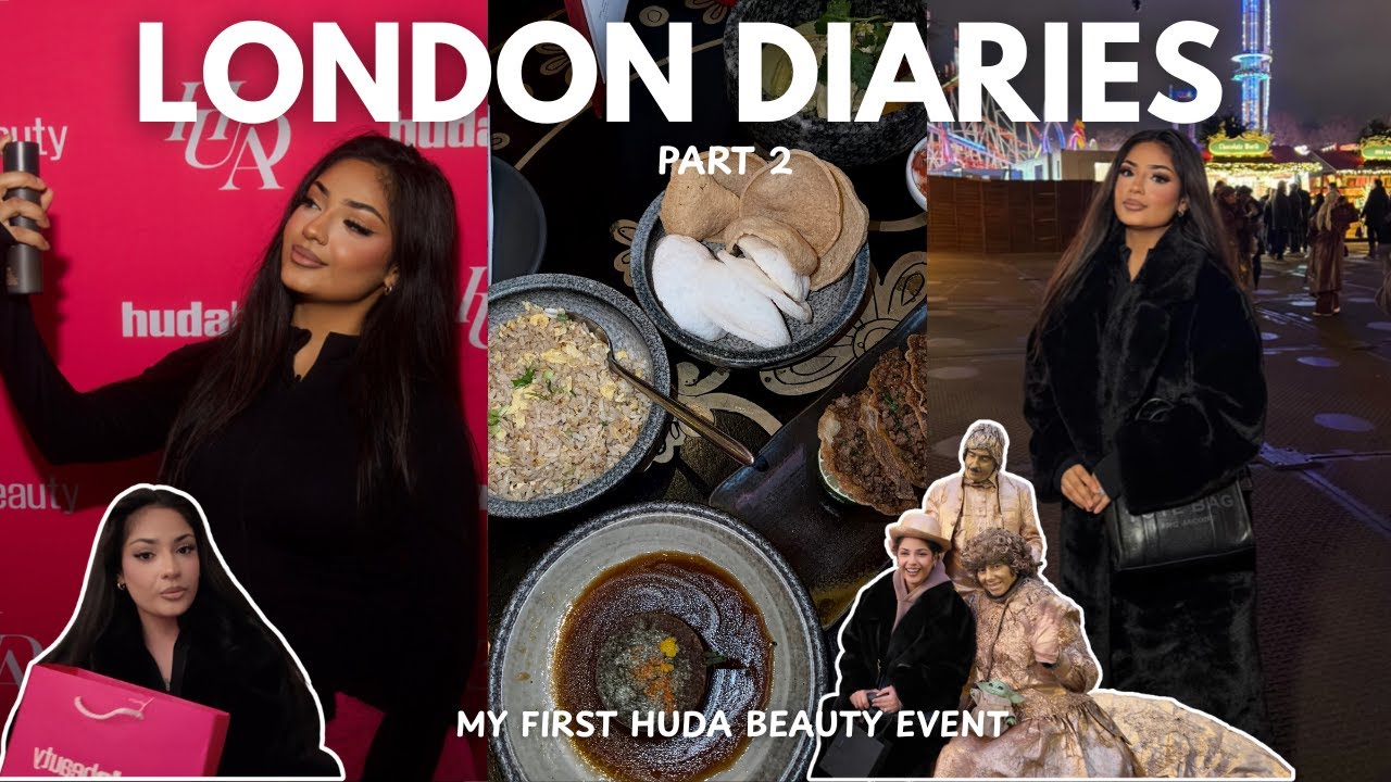 ЛОНДОНСКИЕ ДНЕВНИКИ, ЧАСТЬ 2! Моё первое мероприятие Huda Beauty, зимняя сказка, шопинг в Чёрную ...