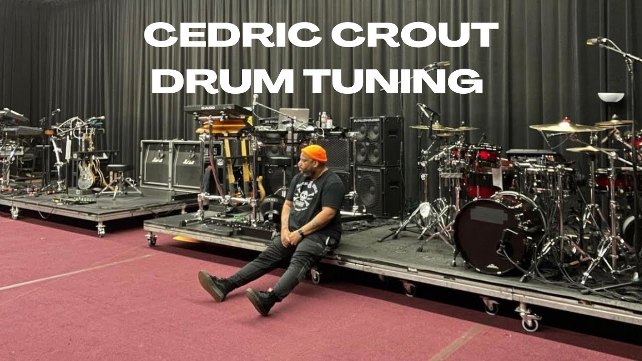 CEDRIC CROUT | PRESHOW DRUM TUNING