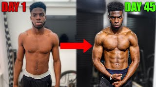 My Friend's CRAZY 45 Day Body Transformation.. You Won't Believe This (SV2 skinny to muscular)