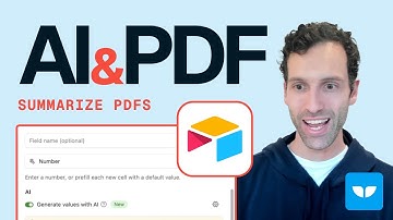 How to summarize PDF files with Airtable AI