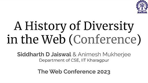 A History of Diversity in the Web (Conference)