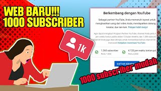 Untuk youtuber pemula!!!Web penambah 1000 subscriber|Cara menambah subscriber YouTube