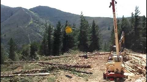 Thunderbird TMY50 Skyline yarder and Acme carriage