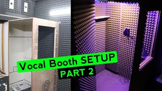 Vocal Booth Home Studio | Recording Studio Setup At Home PART 2 | Sound Proof Room Making | Sp Vlogs