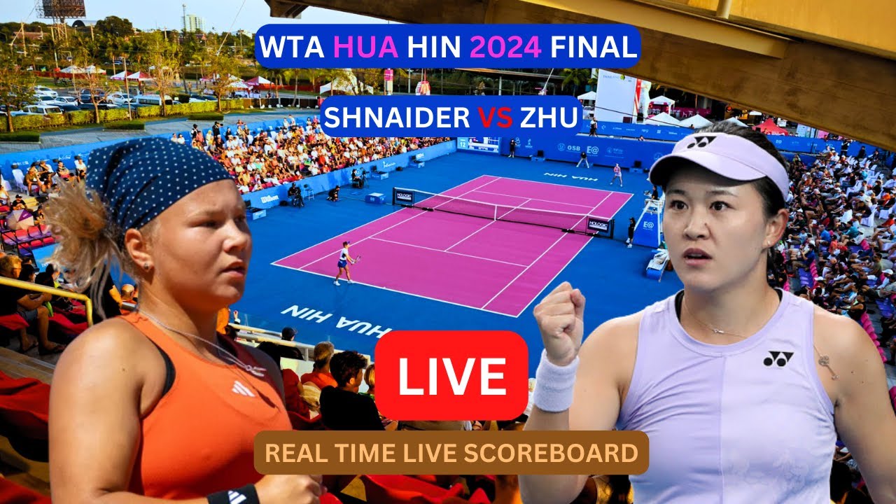 Diana Shnaider Vs Lin Zhu LIVE Score UPDATE Today Women's Tennis WTA