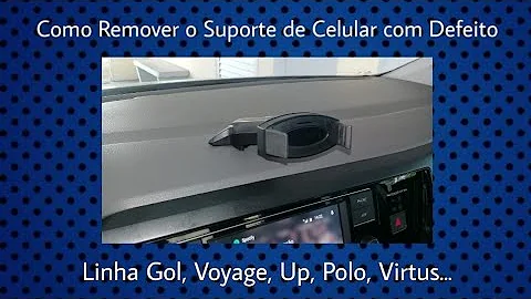 Como tirar suporte do celular?