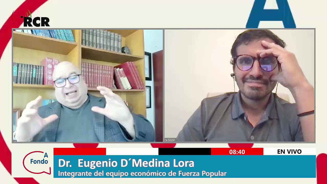 ENTREVISTA EUGENIO D´MEDINA LORA, INTEGRANTE DEL EQUIPO ECONÓMICO DE FUERZA POPULAR