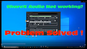 Audio is not working in ShareX?