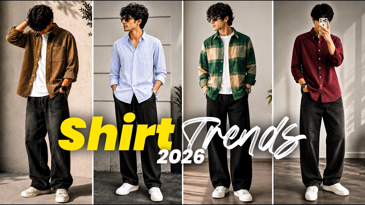 Only 5 Shirts You Need in 2026 – Minimal Wardrobe - YouTube