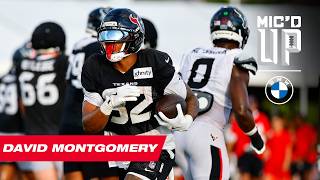 David Montgomery Talks Routes Competes Gets to Work Mic d Up