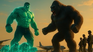 King Kong vs Hulk: The Terrifying Battle in the City