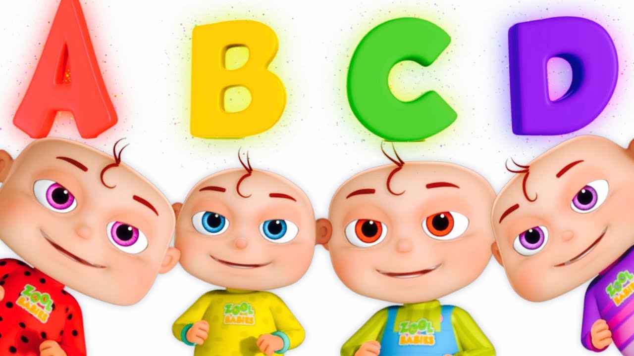 baby writing abc for children