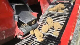 AirSep Harvester Removing Clods in Sprayer Tracks