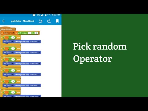 Using pick random