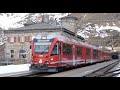 Switzerland: Rhätische Bahn, Bernina Railway - Alp Grüm