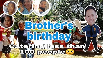 Throwing a  huge celebration on my brother