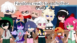 |×| Fandoms react to each other |×| Anime/Game/Cartoon |×| FULL SEASON |×| Akira |×|
