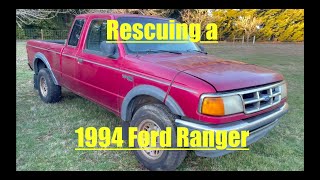 1994 Ford Ranger XLT 4x4 rescued from the junkyard