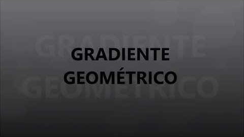 Gradiente Geométrico