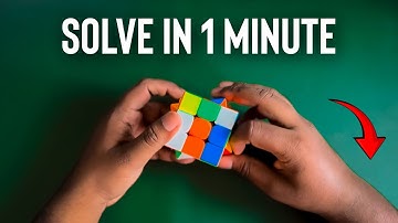 How to Solve a Rubik’s Cube in Just 1 Minute (Beginner’s Method)