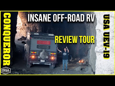 Storage Kings Usa - 🤯 TOUR NEW UEV19 BIG OFF ROAD RV w/ King Size Bed! Conqueror REVIEW NOW in the USA @ ROA Off-Road