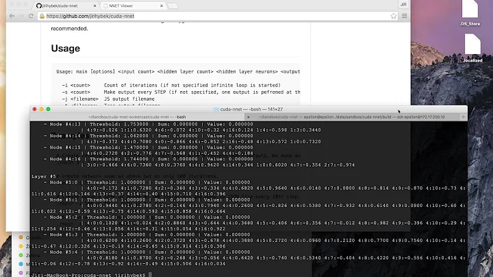 Demonstration of spiking neural network implementation