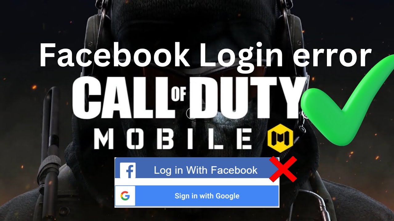 Broken FB login anyone know how to fix this? Already tried to reinstall the  app but no luck : r/CallOfDutyMobile