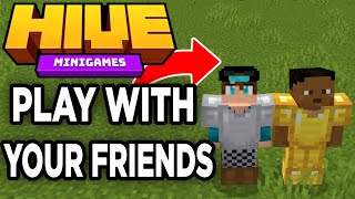 How To Play The HIVE Minecraft Server With Friends! - Minecraft Bedrock