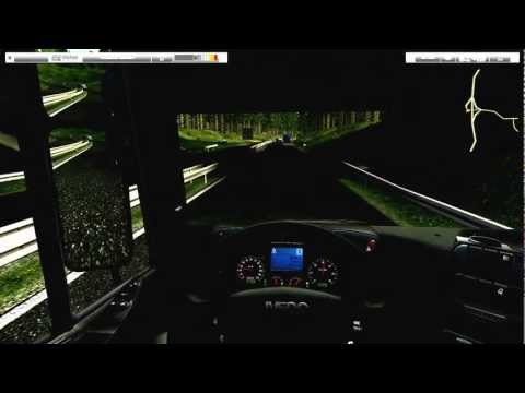 мое первое видео и прохождение игры german truck simulator v1.32