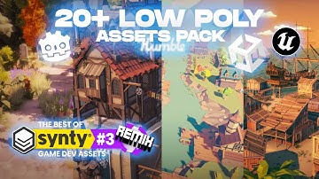 20+ Low Poly Assets Pack for Unity, Unreal Engine, Godot, etc - Synty POLYGON