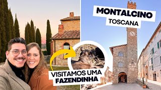Montalcino: a cidade do vinho Brunello e uma fazendinha na Toscana na Itália 🇮🇹