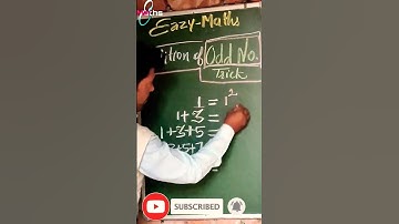 Addition of Odd Numbers trick🔥 #maths #shorts #ytshort #short #viral #viralvideo