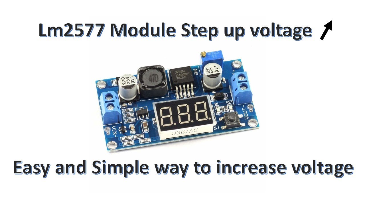 This video shows you how we can use a LM2577 module to increase the input Dc voltage.