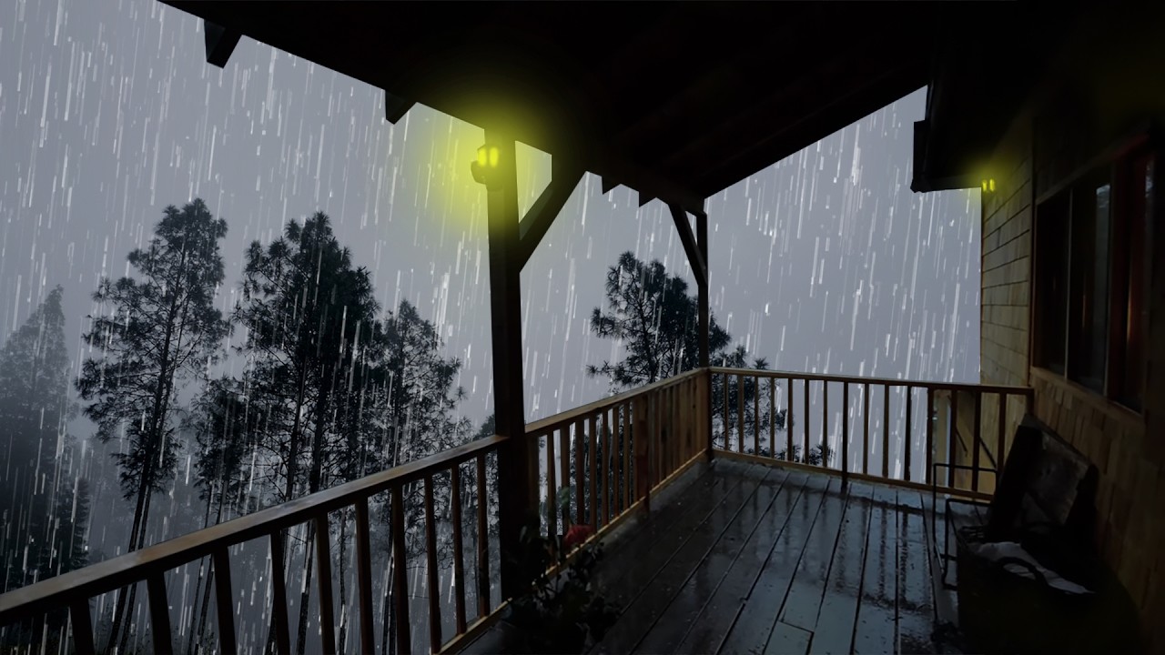 Lluvia Relajante Para Dormir - Sonido de Lluvia y Truenos - Rain Sound ...