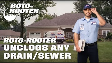 Roto-Rooter Unclogs any Drain or Sewer - Fast!