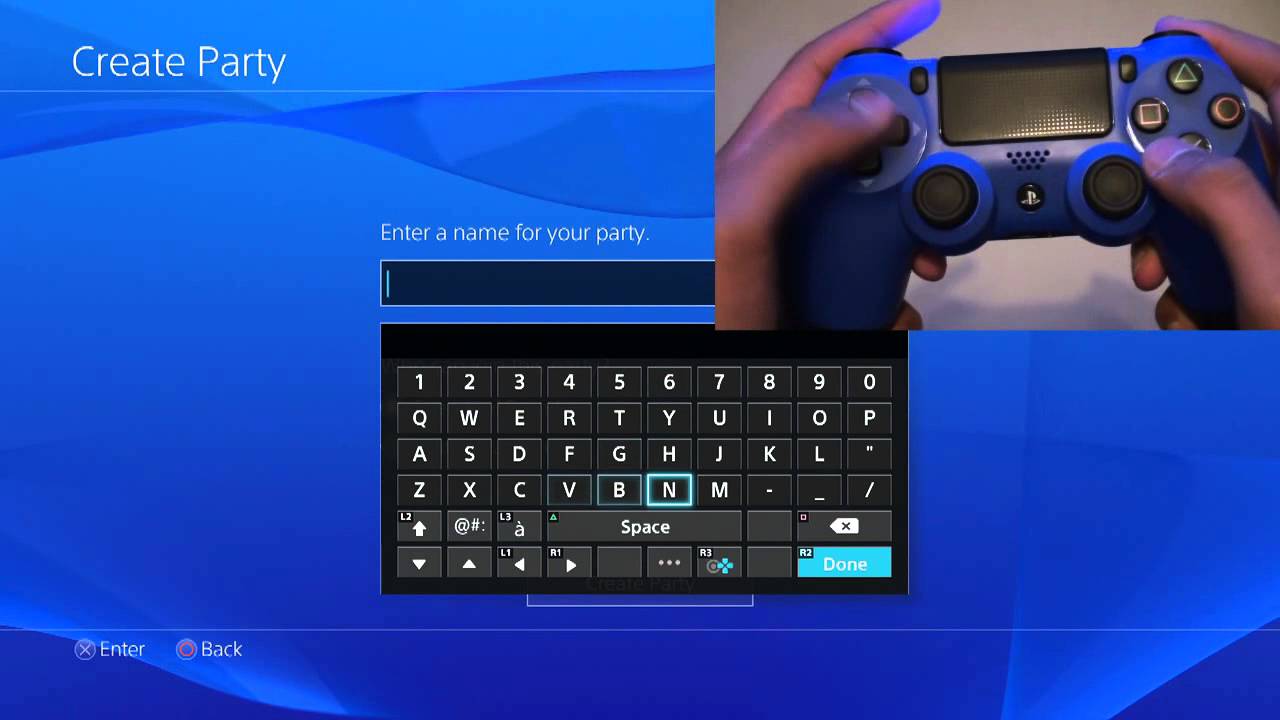 erts scherp krijgen Use Dualshock 4 Motion Keyboard Typing - PS4 | How To + Comparison - YouTube