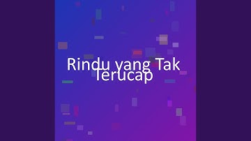 Rindu yang Tak Terucap