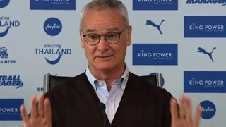 CRAZY Claudio Ranieri Press Conference - Dilly Ding Dilly Dong! - Targeting Premier League Title