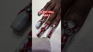 Cult classic film and video game series, Silent Hill acrylic nail art set 💅🏾
