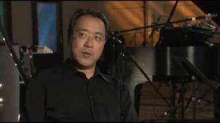 Yo-Yo Ma with Cyro Baptista in the recording studio!