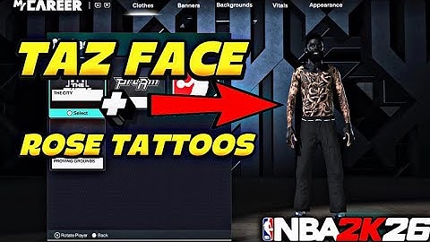 *NEW* HOW TO GET TAZ FACE GLITCH + ROSE TATTOOS AFTER PATCH IN 2k26!