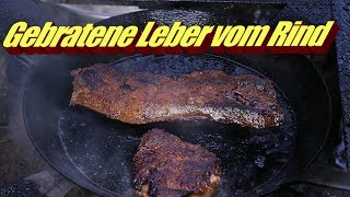 Gebratene  Leber vom Rind