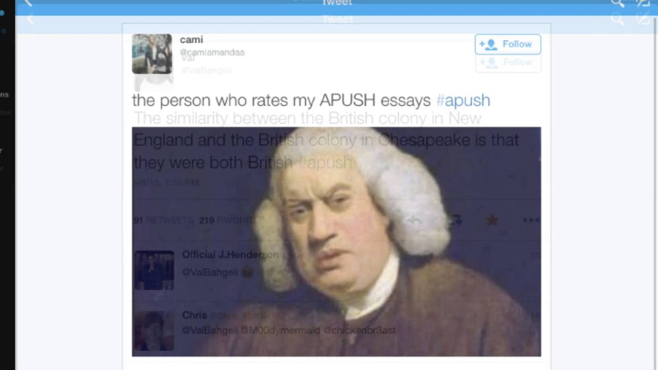 2019 APUSH Exam Funniest Student Tweets YouTube