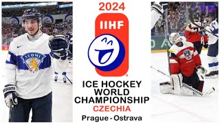 NHL 24 Finland vs Austria (PS4) 2024 Ice Hockey World Championship Czechia