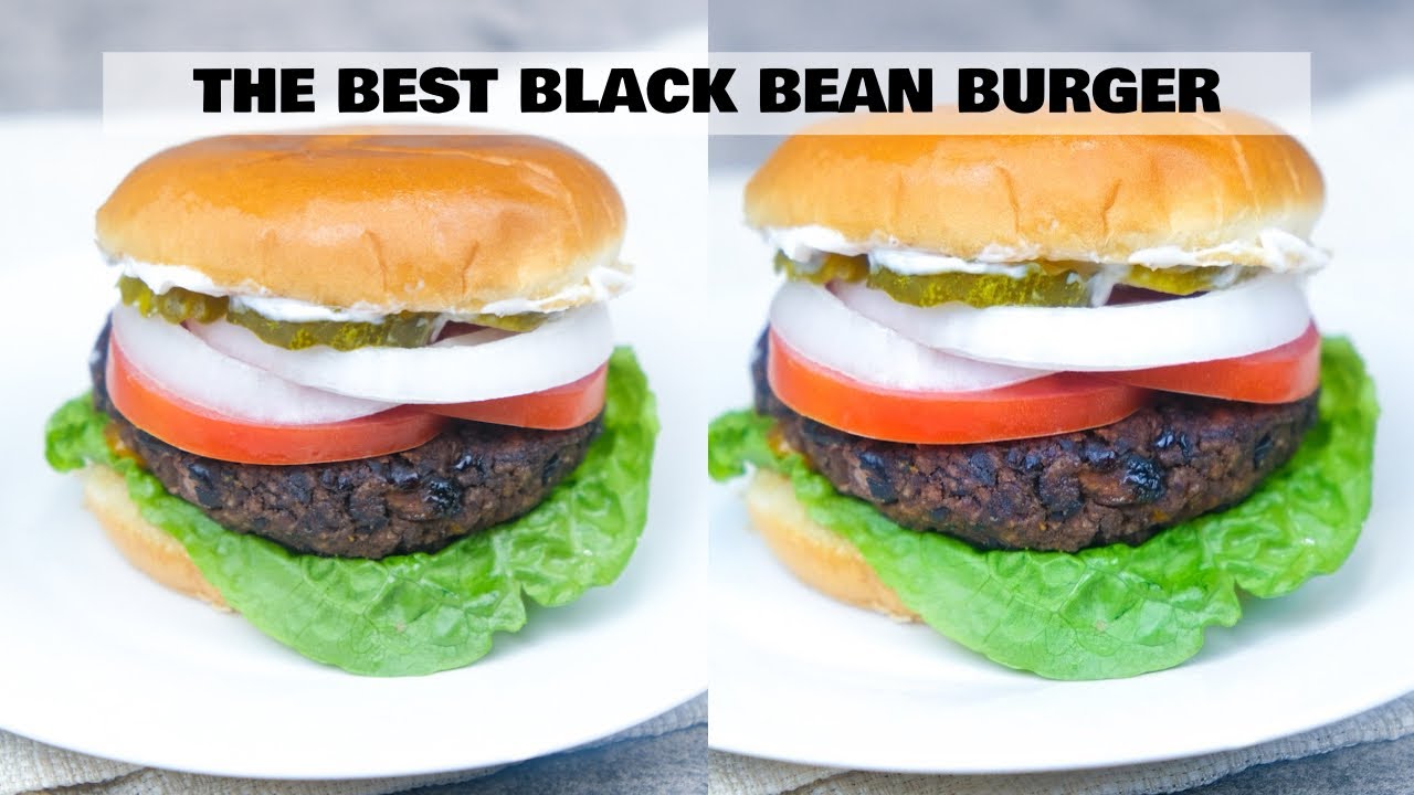 The BEST Black Bean Burger | Pretty Brown Vegan