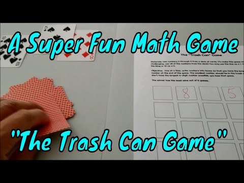 A Super Fun Math Game! The "Trash Can" Game (Learning Probability & Place Value)