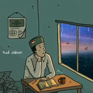 Story WA Animasi || Santri Santuy (14) || innal habibal musthofa
